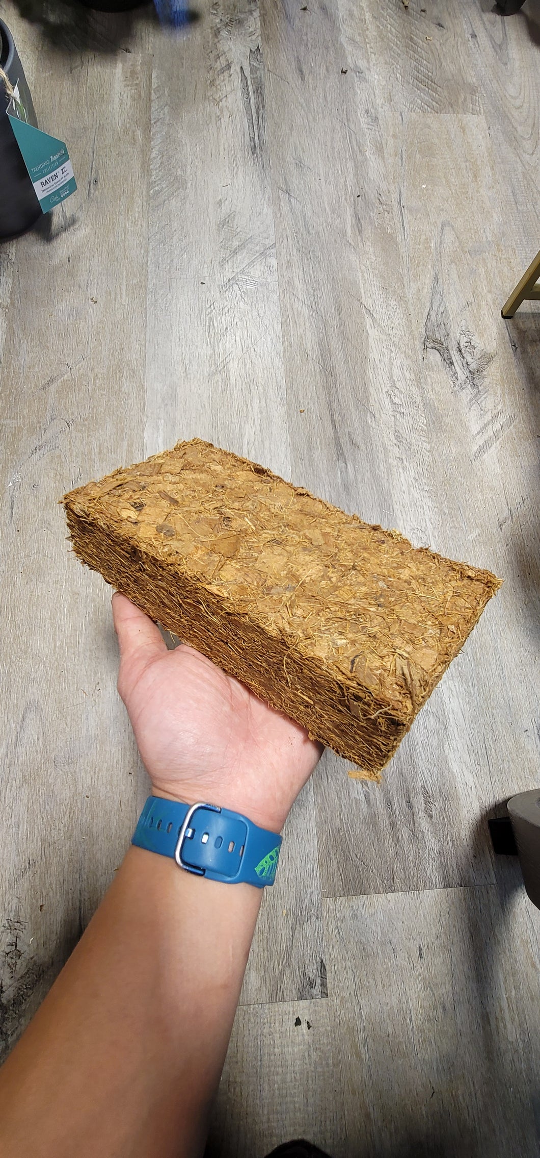 Coco coir mix chip brick