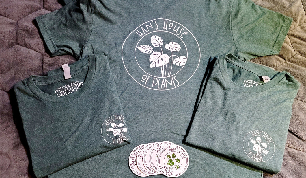 Han's House of Plants Limited Run Monstera Deliciosa T-shirts